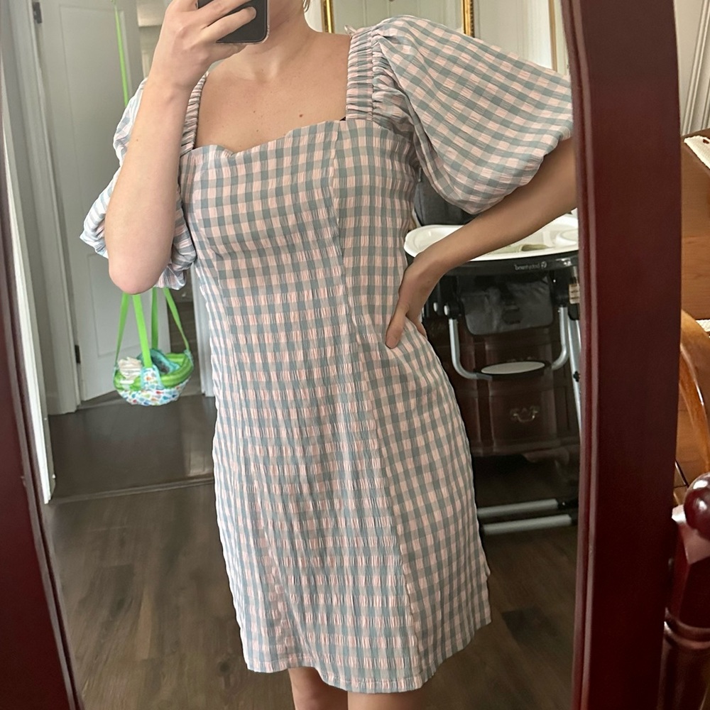 Lena Puffy Sleeve Dress
